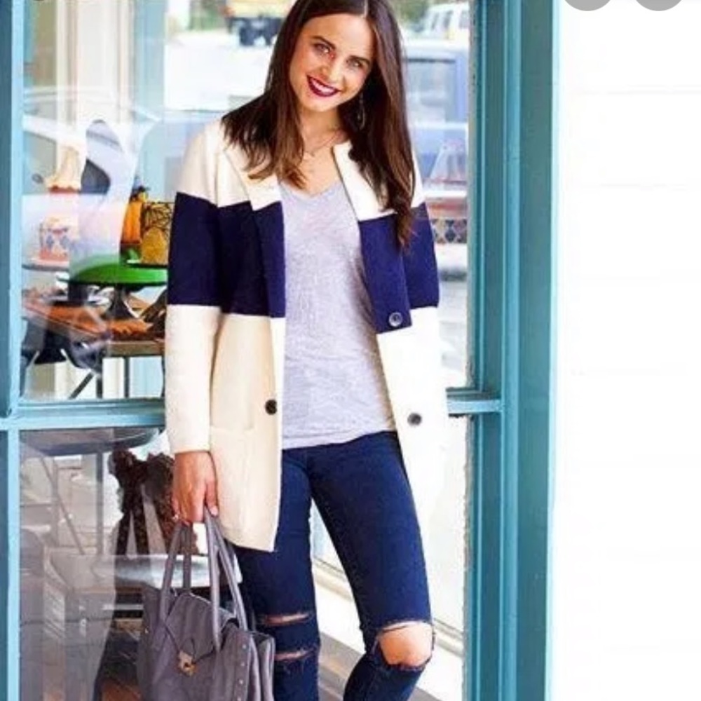 Anthropologie La Fee Verte Colorstripe Cardigan